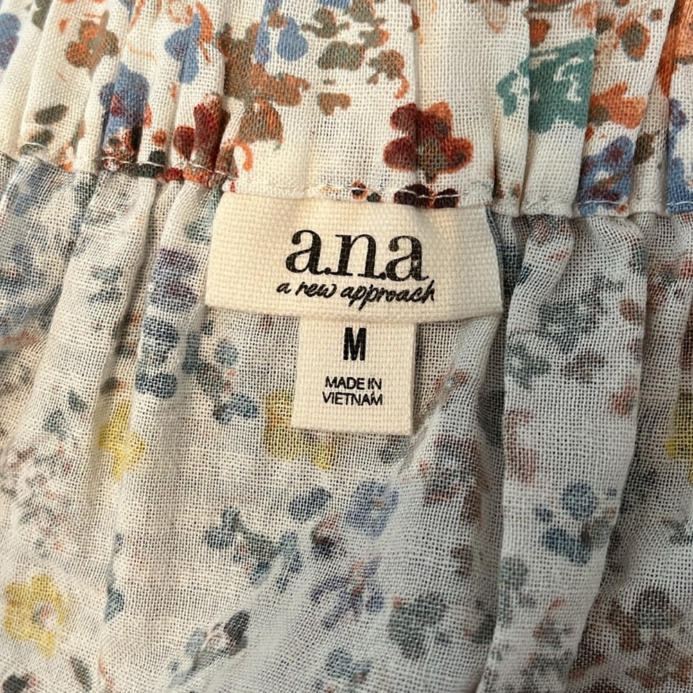 2 Summer Tops Floral & Chambray Bow Tie Straps - Picture 8 of 14